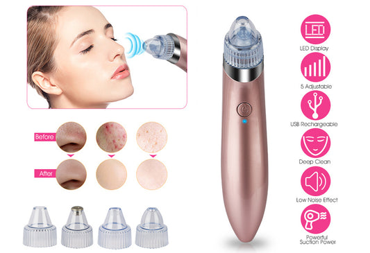 Electric Blackhead Acne Oil Remover Vacuum Suction