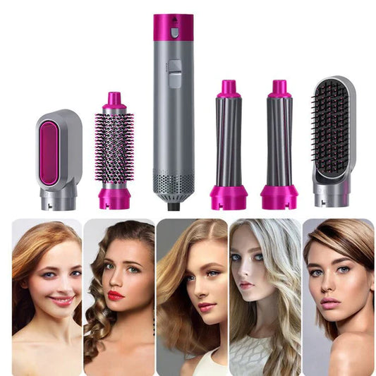 5 in 1 Hot Air Brush & Hair Dryer