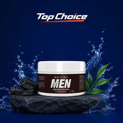 NICONI MEN & WOMEN ENZYME DE-TAN PACK FOR FACE & BODY