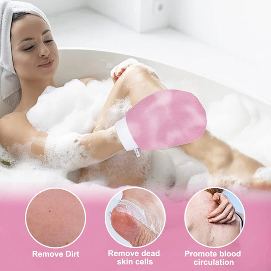Exfoliating Glove – Exfoliating Bath Washcloth Scrub Mitt for Body