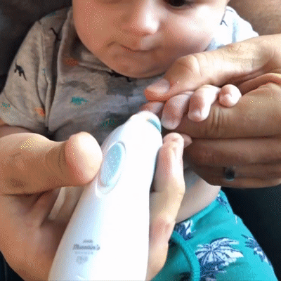 Electric Baby Nail Trimmer with LED Light