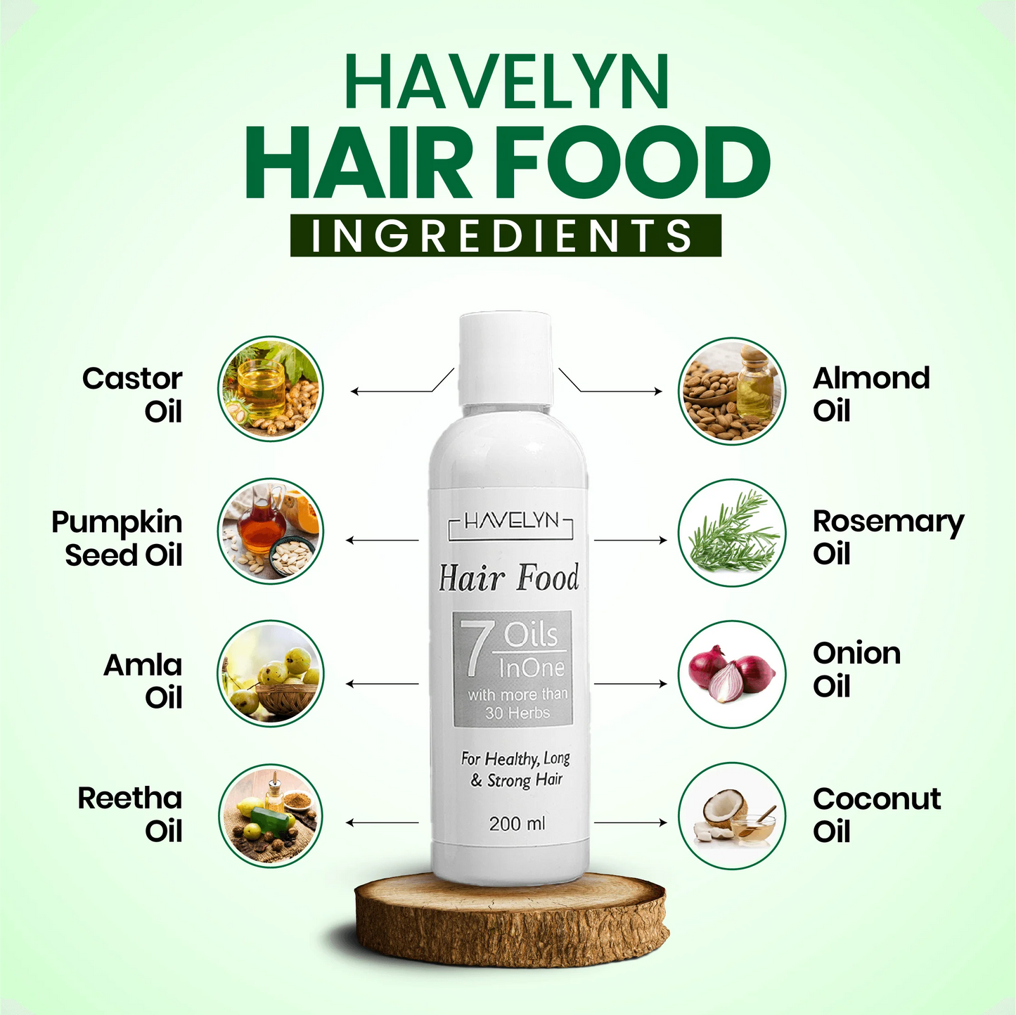 Havelyn Hair Food Oil For Strong Hair And Hair Regrowth