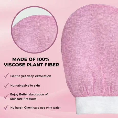 Exfoliating Glove – Exfoliating Bath Washcloth Scrub Mitt for Body
