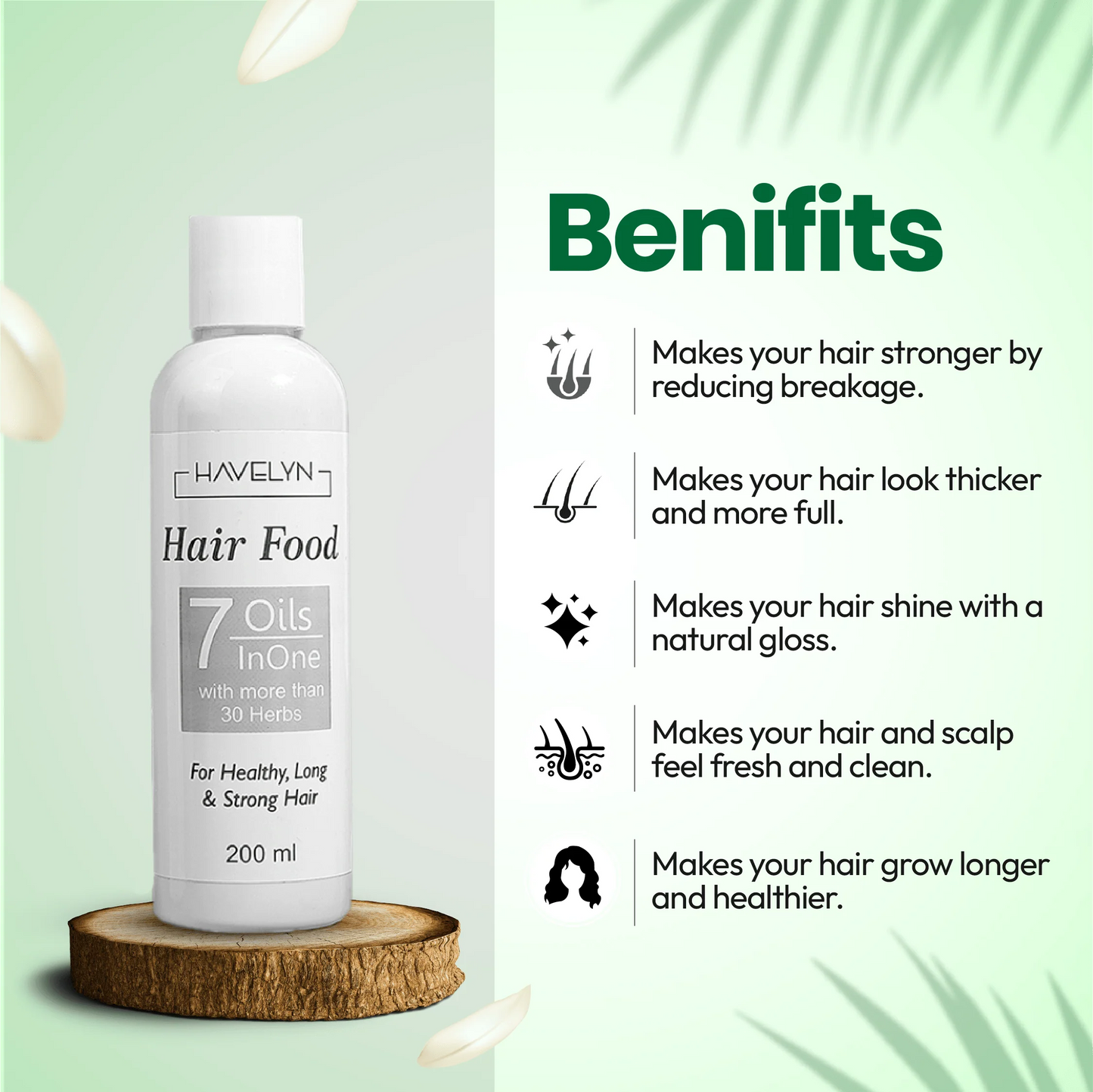 Havelyn Hair Food Oil For Strong Hair And Hair Regrowth