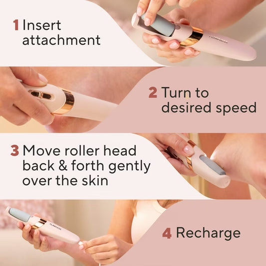 Flawless Pedi Rechargeable Tool File and Callus Remover Pedicure