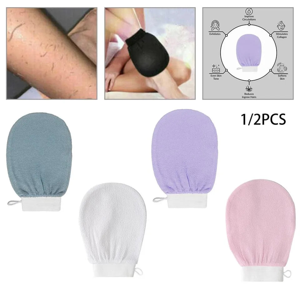 Exfoliating Glove – Exfoliating Bath Washcloth Scrub Mitt for Body