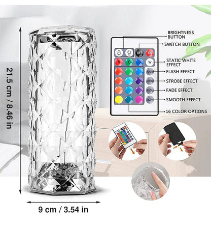 Crystal Diamond Lamp