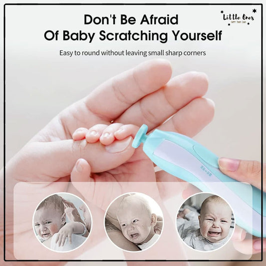 Electric Baby Nail Trimmer with LED Light