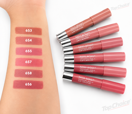 Miss Rose Lip Crayon 6pcs Set