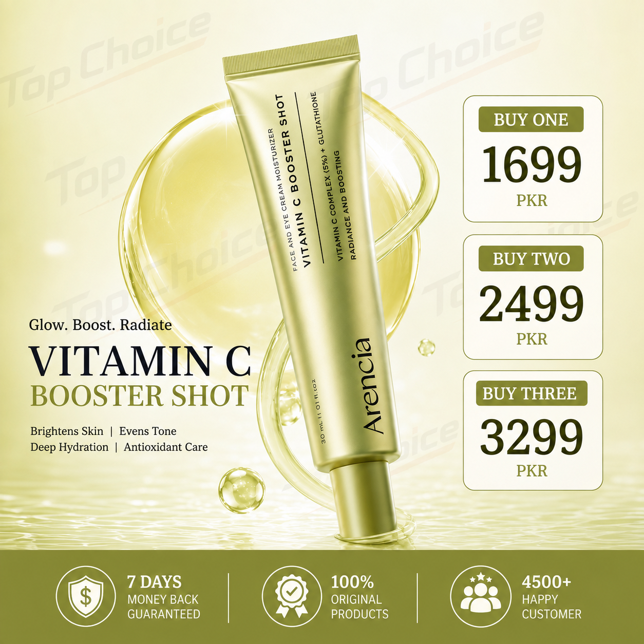 Arencia Vitamin C Booster Shot 30ml Expiry 02 - 2029